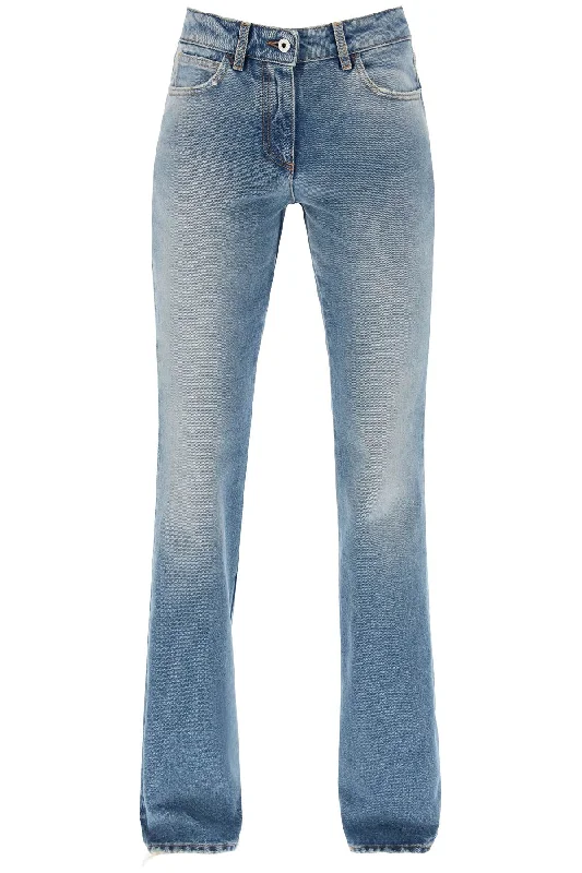 Off-white bootcut jeans OWYA061C99DEN001 BLUE NO COLOR Elegant Dark-Wash Bootcut Jeans Off-white bootcut jeans OWYA061C99DEN001 BLUE NO COLOR Elegant Dark-Wash Bootcut Jeans