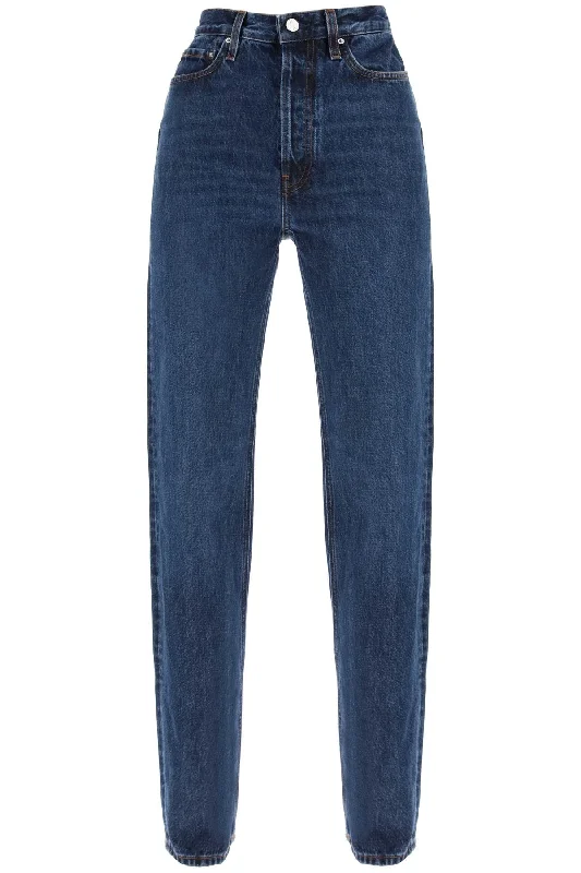 Toteme organic denim classic cut jeans 234 2036 741 32 DARK BLUE Comfortable Jogger Style Jeans Toteme organic denim classic cut jeans 234 2036 741 32 DARK BLUE Comfortable Jogger Style Jeans