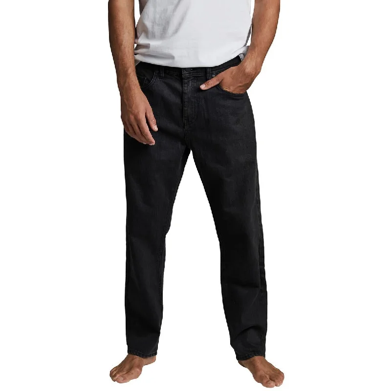 Cotton On Mens Beckley Mid-Rise Stretch Straight Leg Jeans Comfortable Low-Rise Jeans