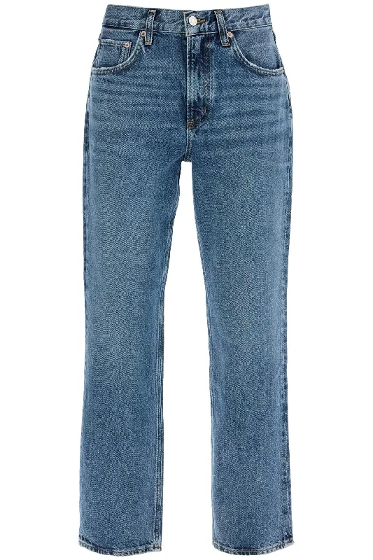vintage effect valen jeans A195 1601 ESSENCE (DK WSH IND) Chic Cropped Jeans