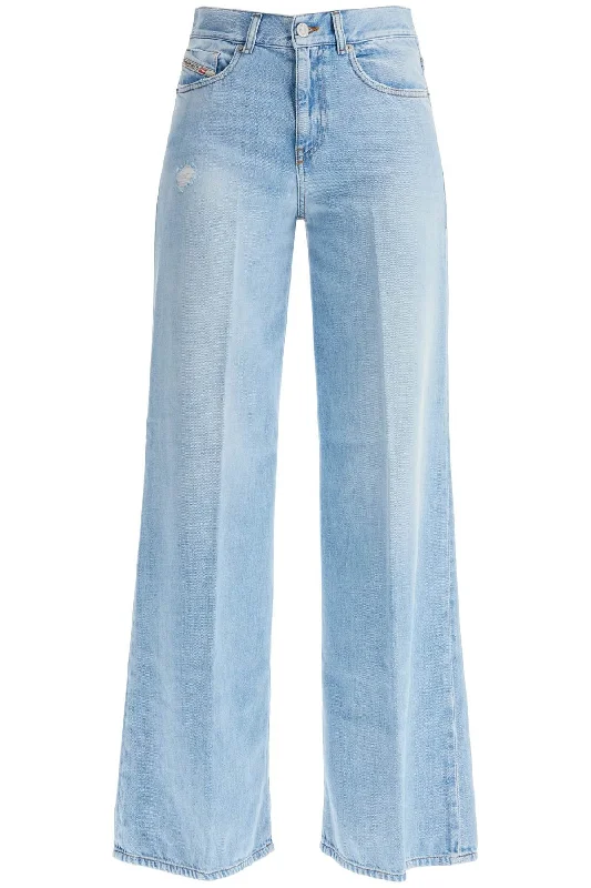 bootcut jeans A03624 068MQ DENIM Fashionable Button-Front Jeans