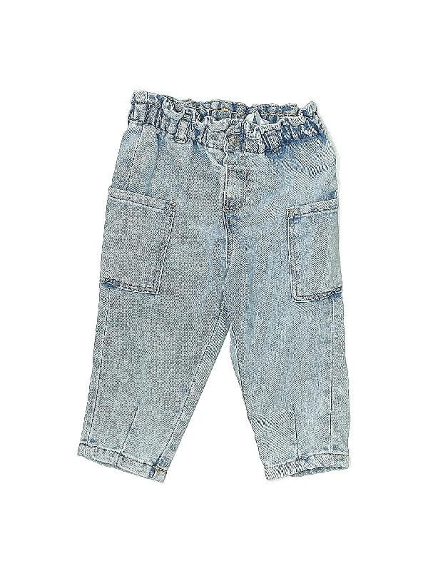 Jeans Trendy Pleated Waist Jeans