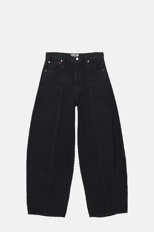 Kristen Jean Crushed Trendy Classic Fit Jeans