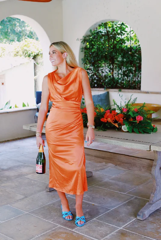 Take Me To The Tropics Dress - Orange
