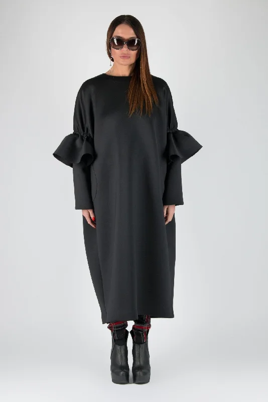 Long Winter Neoprene Dress NOA