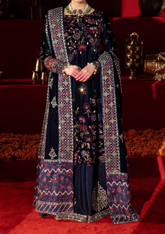 Nureh Embroidered Pakistani Luxury Velvet Dress